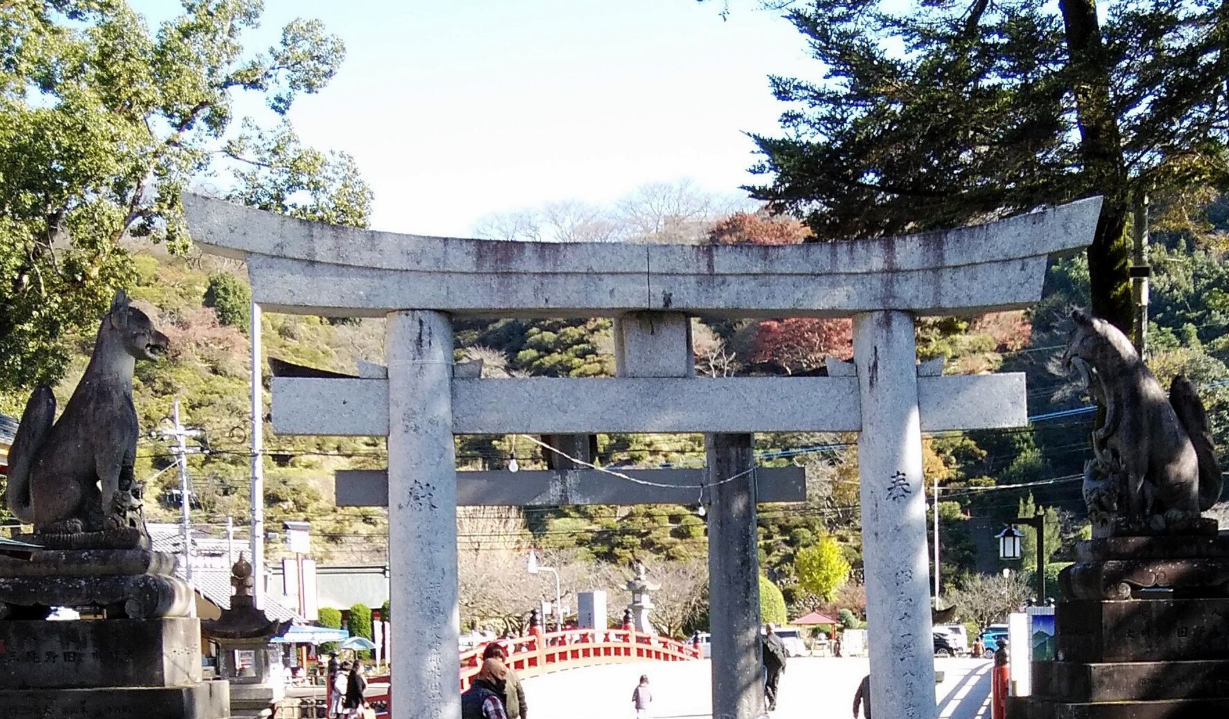 祐徳稲荷神社の狛キツネ